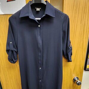 Blue Pure Amici shirt dress